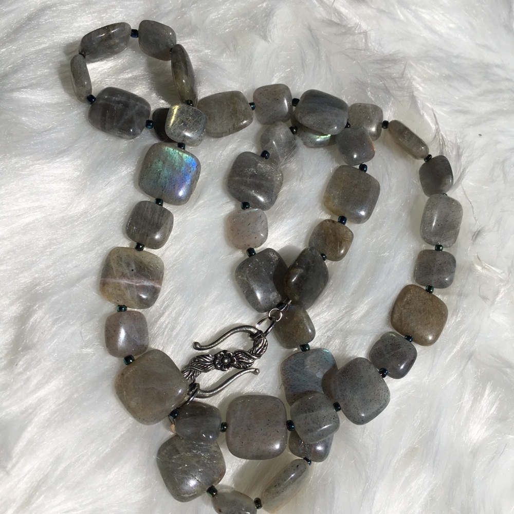 Labradorite Necklace Handmade